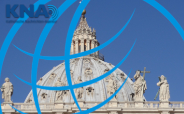 Kuppel Petersdom Rom / KNA-Logo / Collage: KIP